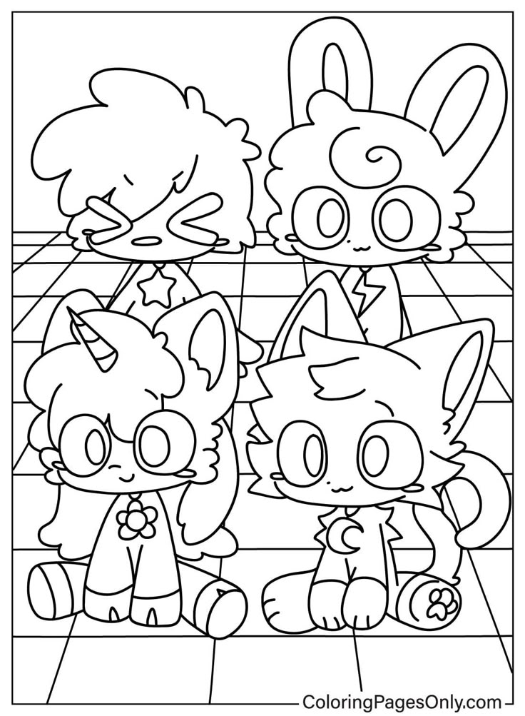 61 Free Printable Smiling Critters Coloring Pages In 2024 Fnaf 