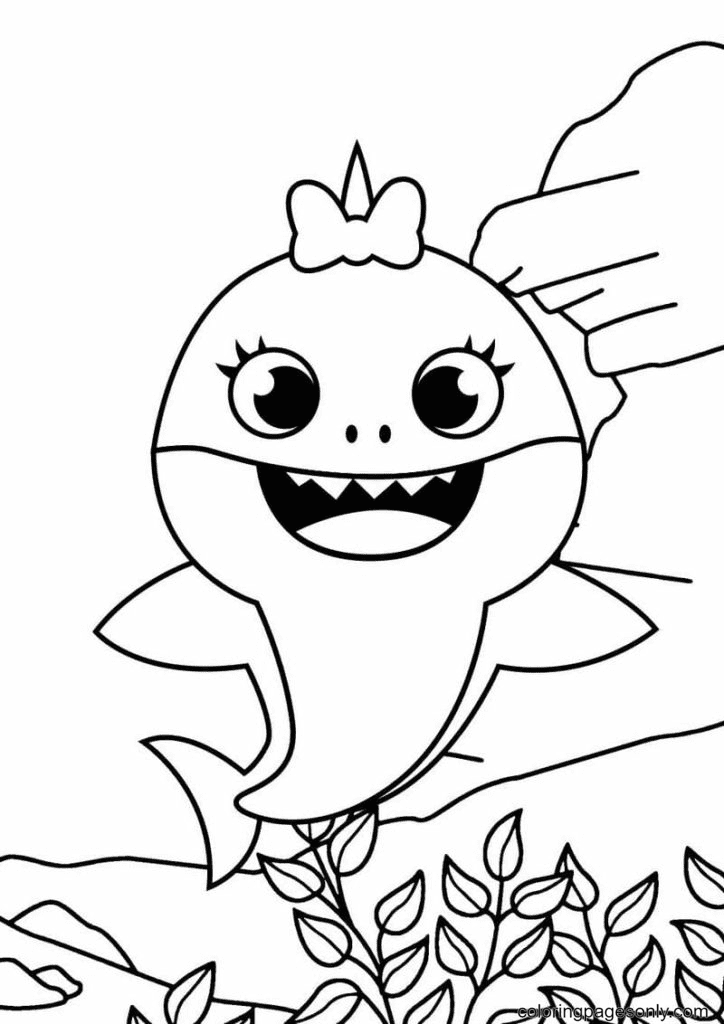 63 Baby Shark Coloring Pages ColoringPagesOnly