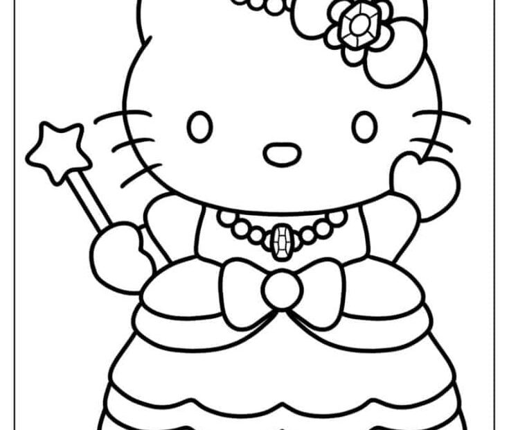 68 Hello Kitty Coloring Pages Free PDF Printables Hello Kitty