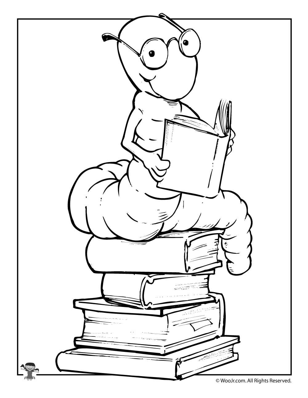  7 Free Printable Library Coloring Pages Terbaru 2021
