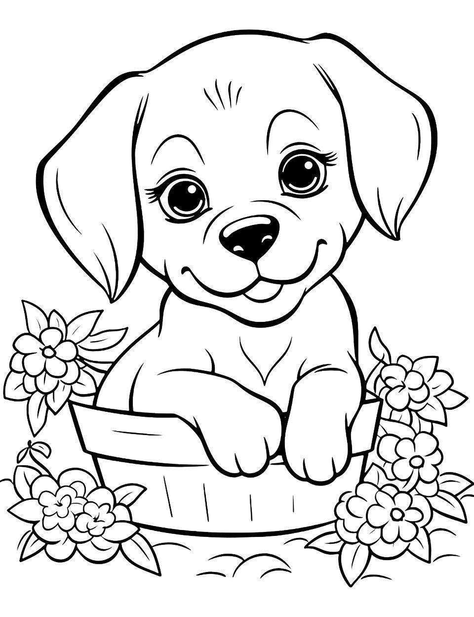75 Dog Coloring Pages Free Printable Sheets Puppy Coloring Pages 