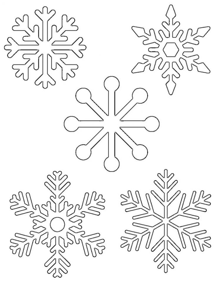 75 Free Printable Snowflake Coloring Pages