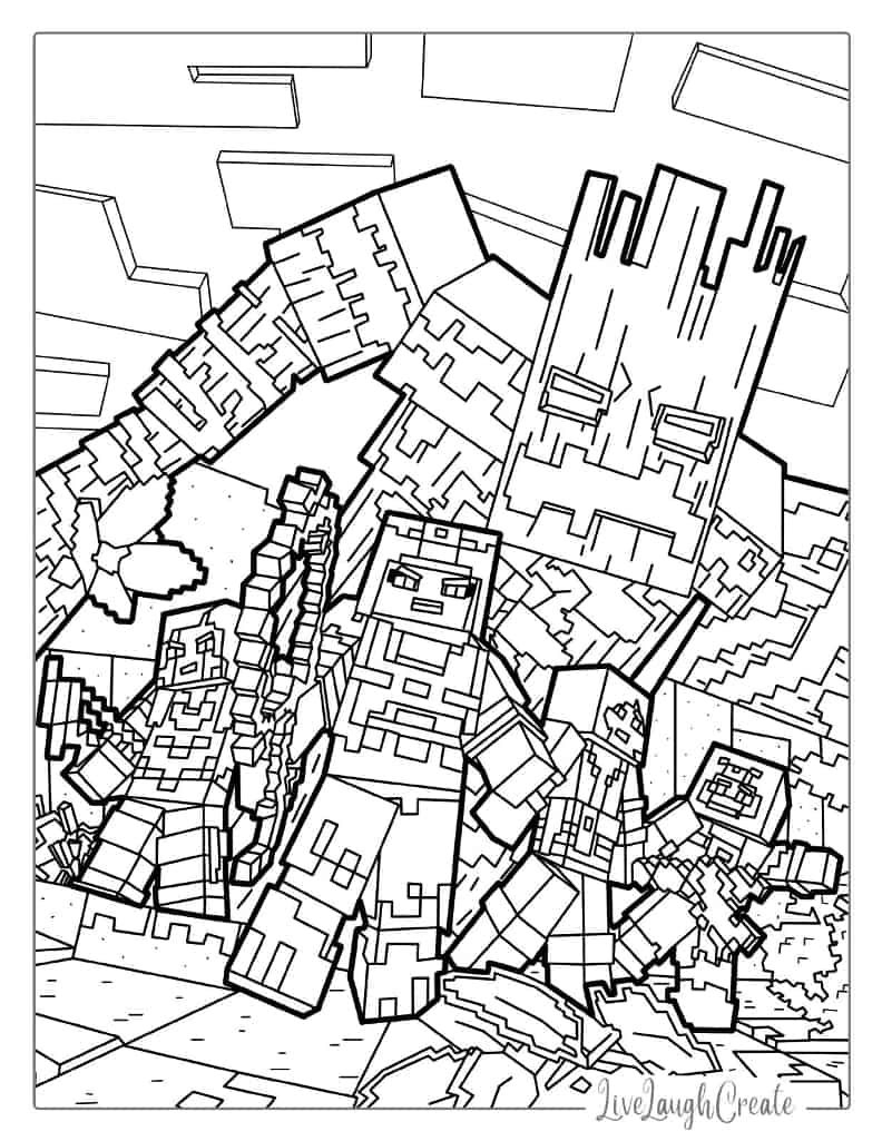 76 Free Minecraft Coloring Pages Printable PDFs 76 Free Minecraft Coloring Pages Printable PDFs