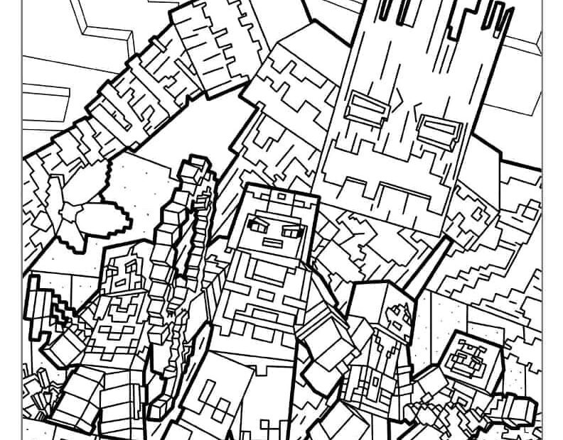 76 Free Minecraft Coloring Pages Printable PDFs