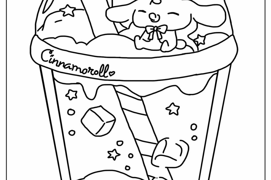 78 Cinnamoroll Coloring Pages ColoringPagesOnly Hello Kitty