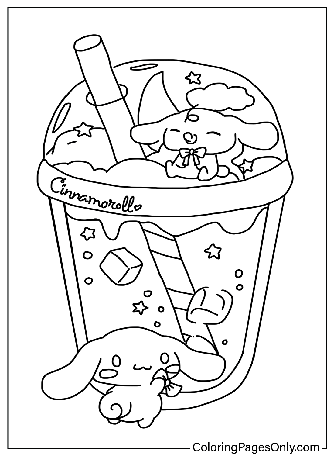 Hello Kitty color pages printable