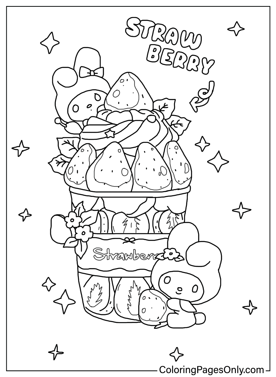 79 My Melody Coloring Pages ColoringPagesOnly Hello Kitty 79 My Melody Coloring Pages ColoringPagesOnly Hello Kitty