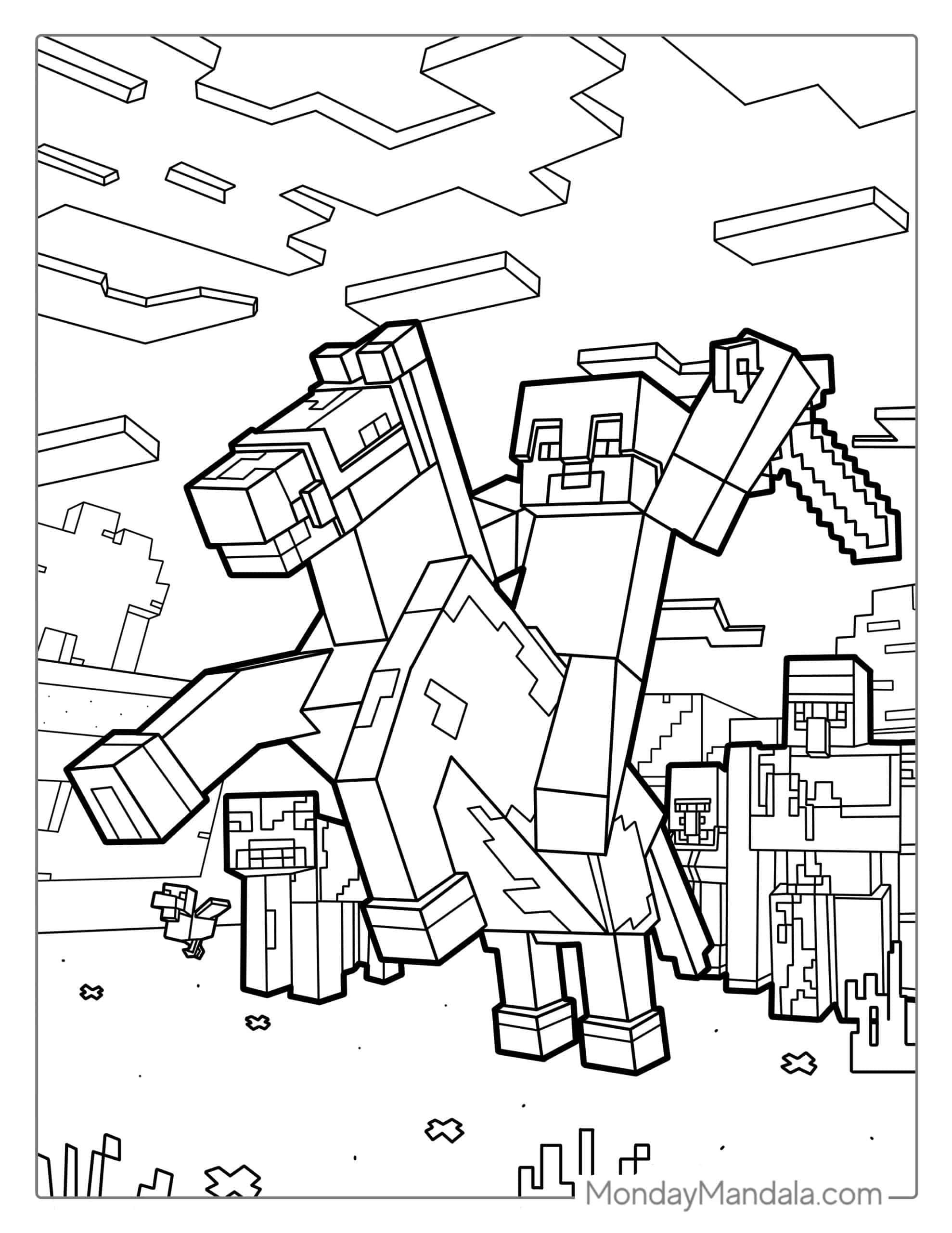 80 Unique Fun Minecraft Coloring Pages Free PDF Printables 80 Unique Fun Minecraft Coloring Pages Free PDF Printables