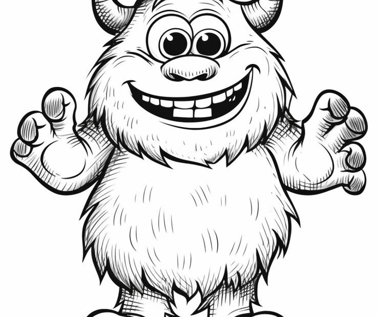 9 Free Printable Monster Coloring Pages For Kids Monster Coloring