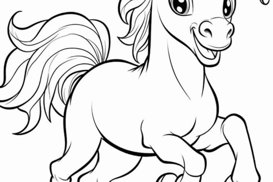 9 Free Printable Pony Coloring Pages For Kids Horse Coloring Pages