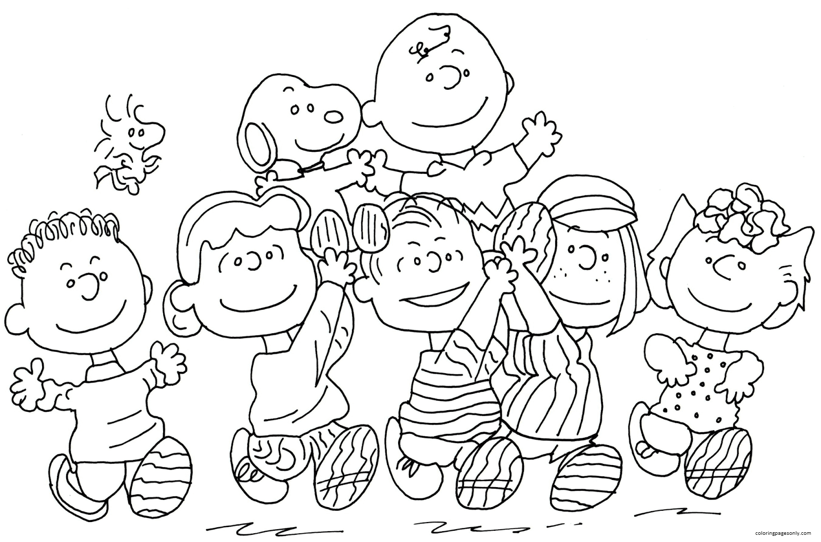 99 Free Printable Snoopy Coloring Pages