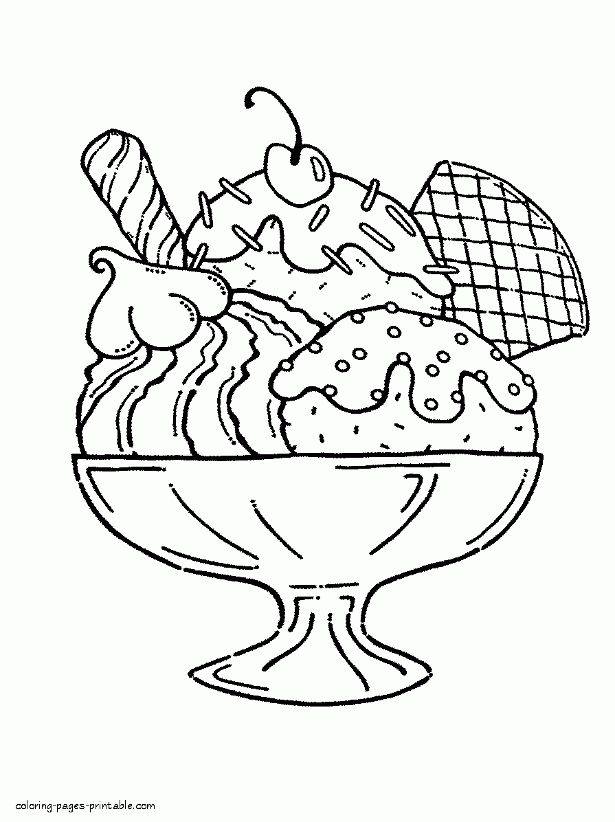 A Large Portion Of Ice Cream Coloring Page COLORING PAGES PRINTABLE COM A Large Portion Of Ice Cream Coloring Page COLORING PAGES PRINTABLE COM