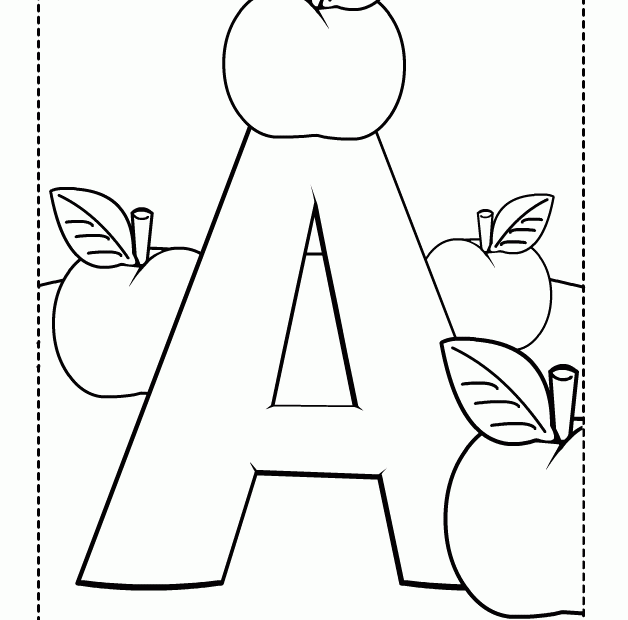 Abc Coloring Pages For Preschoolers Coloring Home