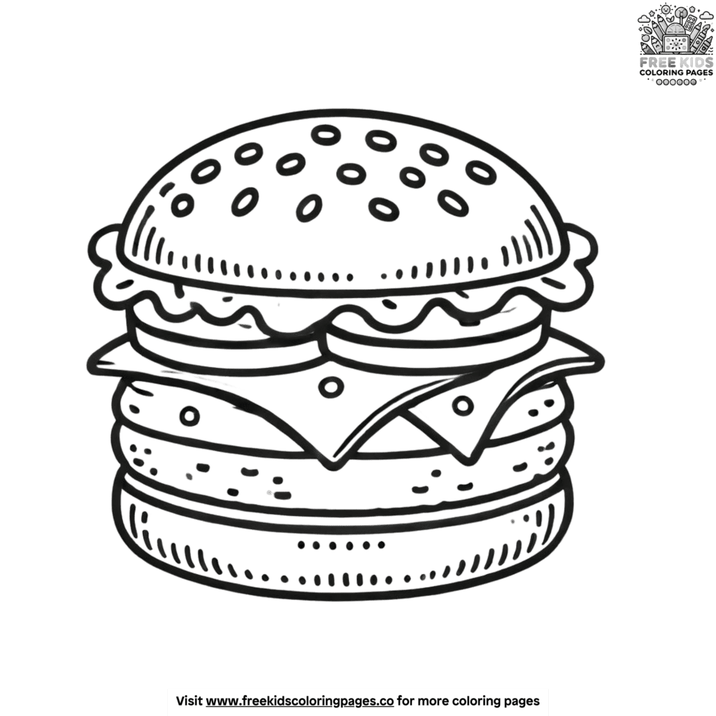 Adorable Cute Junk Food Coloring Pages Adorable Cute Junk Food Coloring Pages