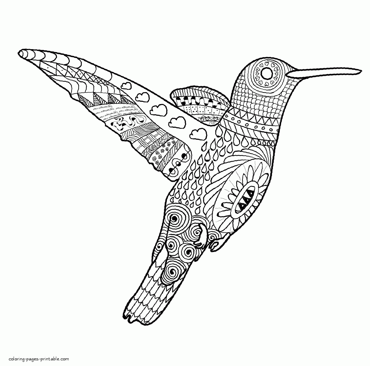 Adult Coloring Pages Birds COLORING PAGES PRINTABLE COM