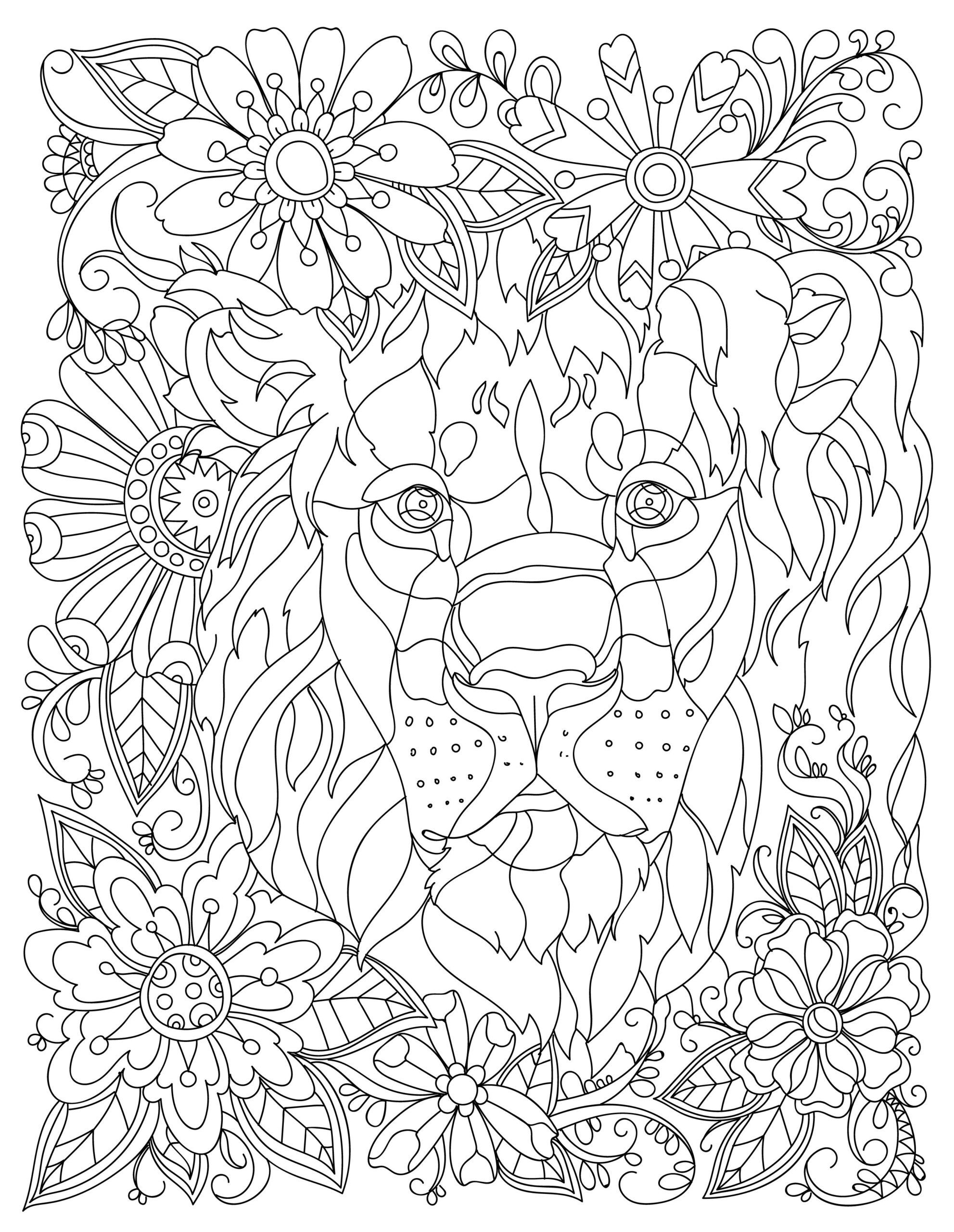Adult Coloring Pages Lion At GetDrawings Free Download Adult Coloring Pages Lion At GetDrawings Free Download