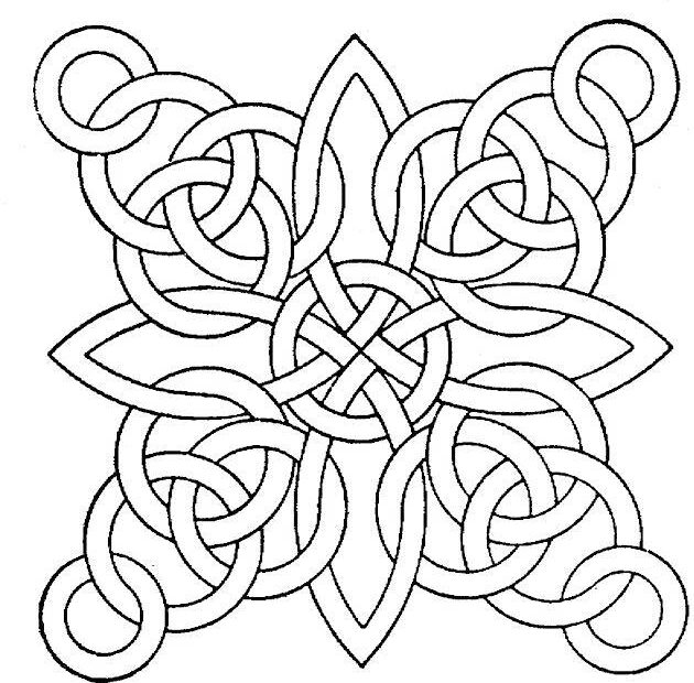 Adult Geometric Shapes Coloring Pages Free Printable Coloring Pages