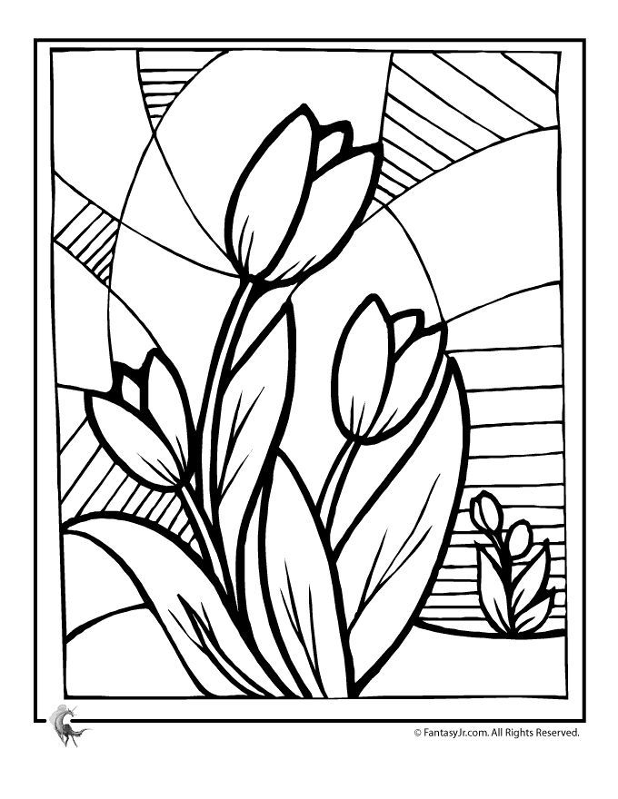 Adult Spring Coloring Pages At GetDrawings Free Download