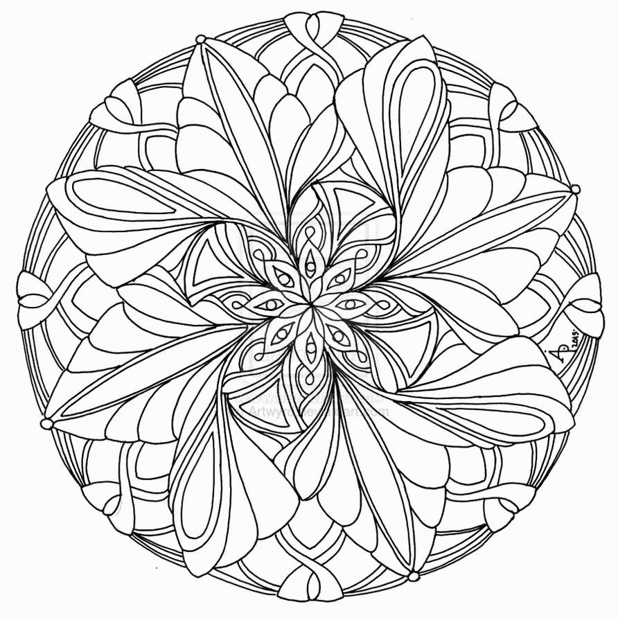 Advanced Mandala Coloring Pages Printable Coloring Home Advanced Mandala Coloring Pages Printable Coloring Home