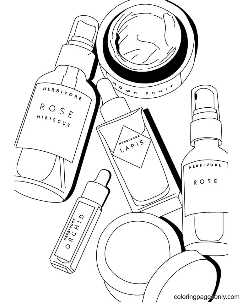 Aesthetic Beach Coloring Pages