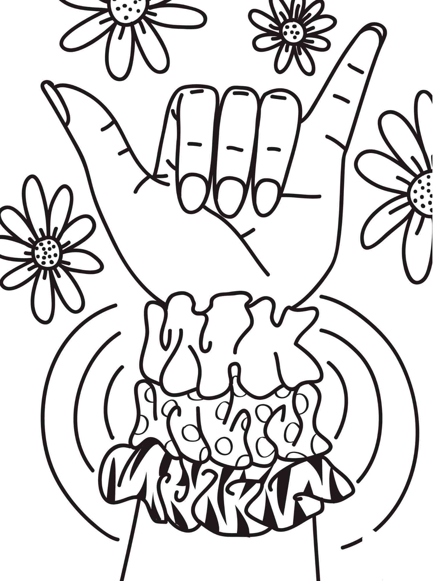aesthetic beach coloring pages