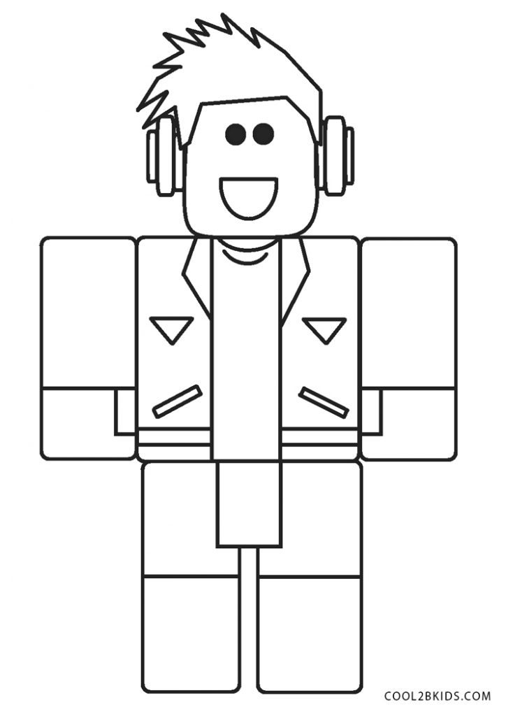 Aesthetic Roblox Coloring Pages