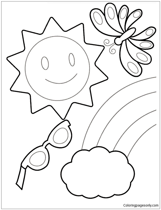 Aesthetic Summer Coloring Pages Coloring Pages