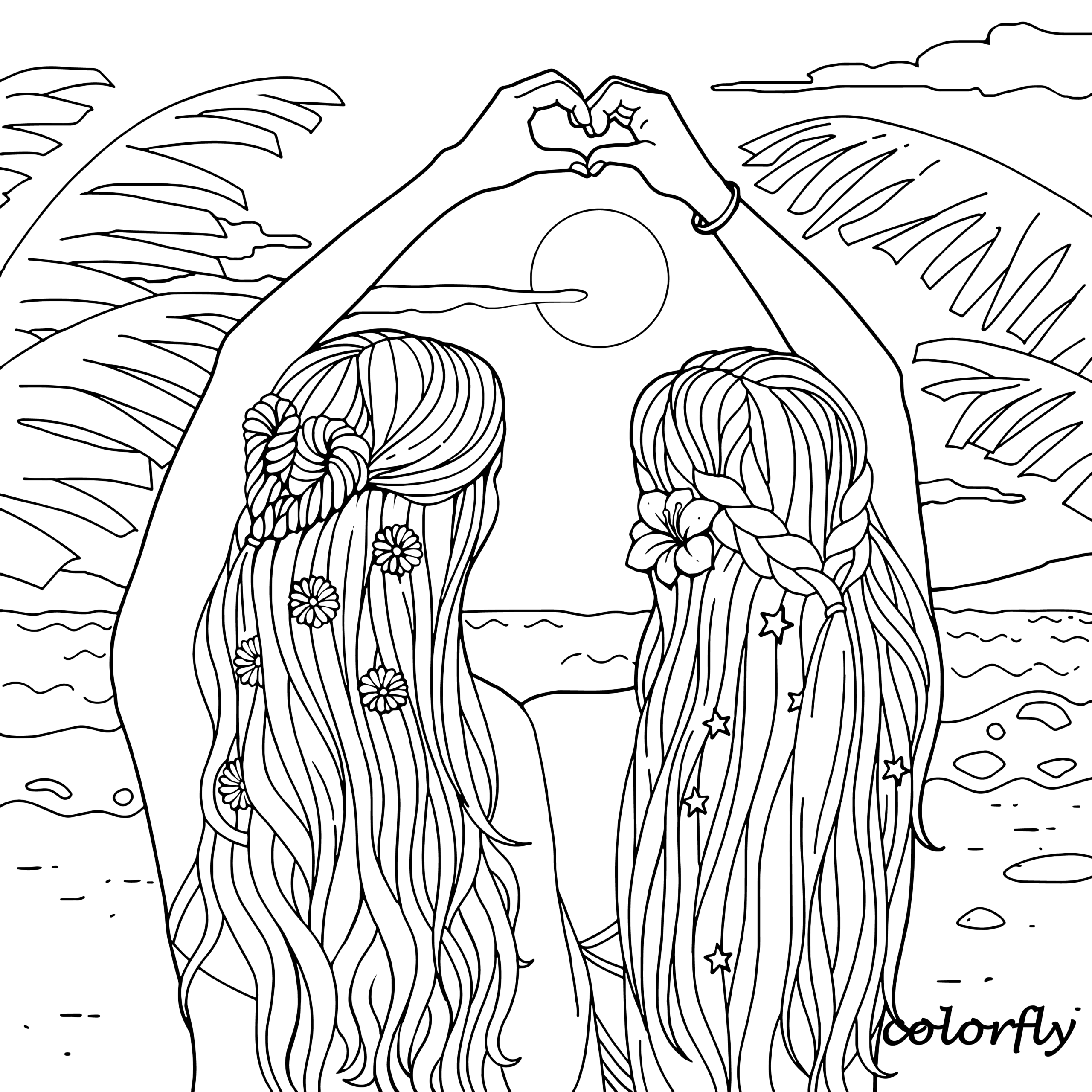Aesthetic Summer Coloring Pages Coloring Pages