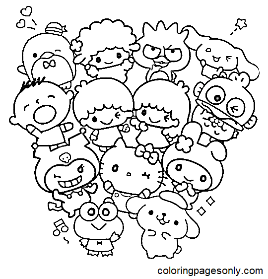 All Characters Together Coloring Page Free Printable Coloring Pages All Characters Together Coloring Page Free Printable Coloring Pages