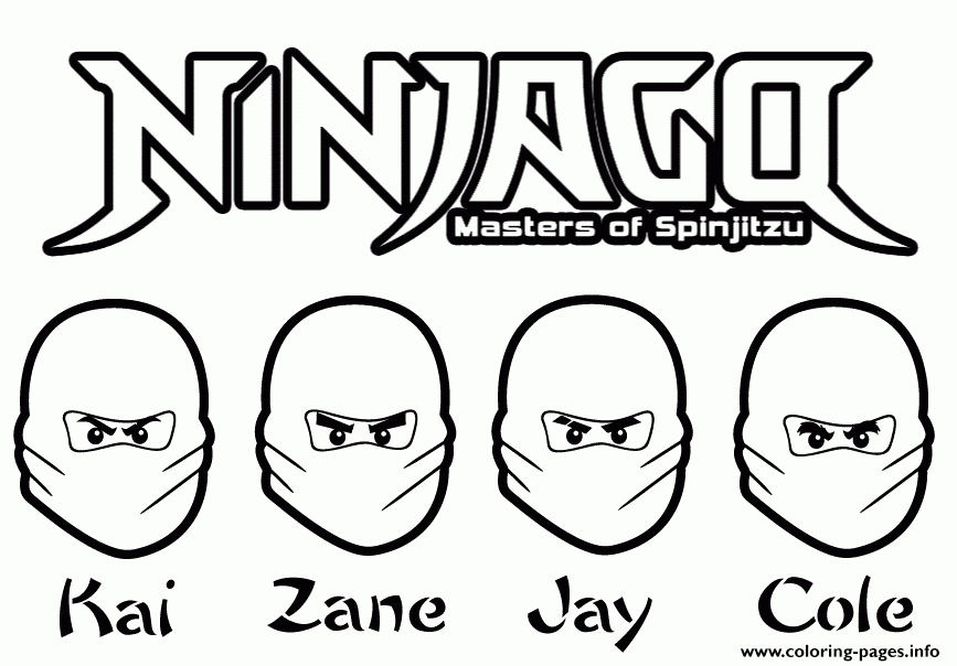 All Ninjas Ninjago S92dd Coloring Page Printable