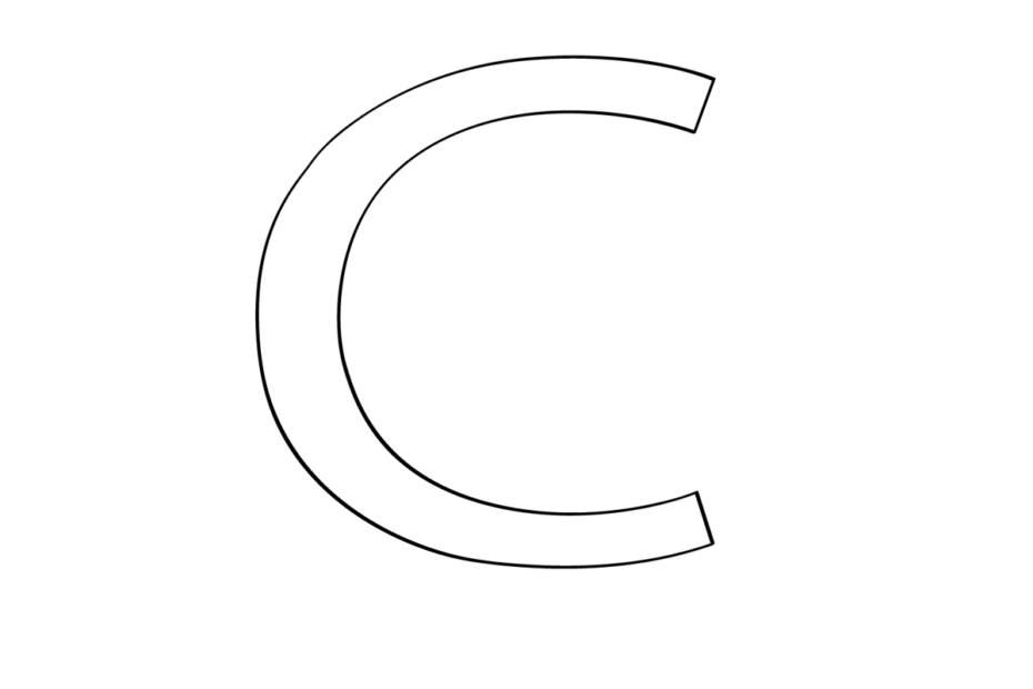 Alphabet C Coloring Page For Kids Free Alphabets Printable Coloring