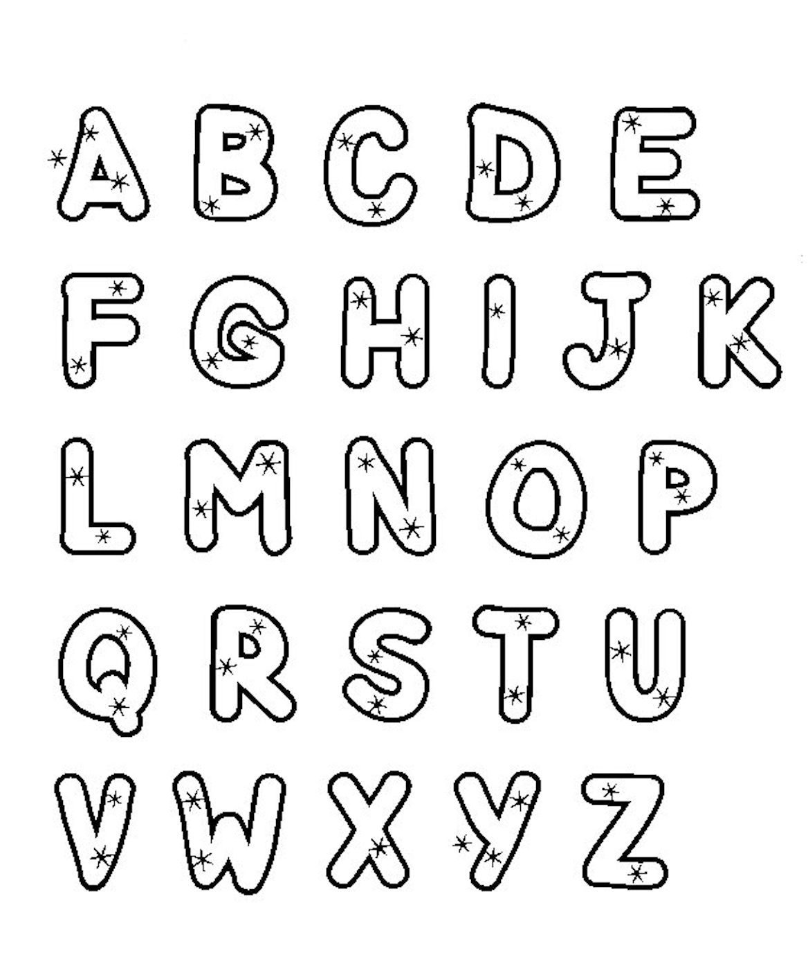 Alphabet Coloring Sheets Free Printable Coloring Pages Alphabet Coloring Sheets Free Printable Coloring Pages