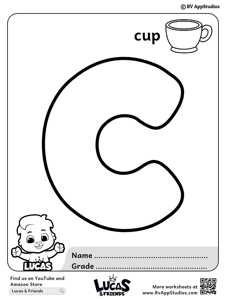 Alphabet Letter C Coloring Pages Free Infoupdate