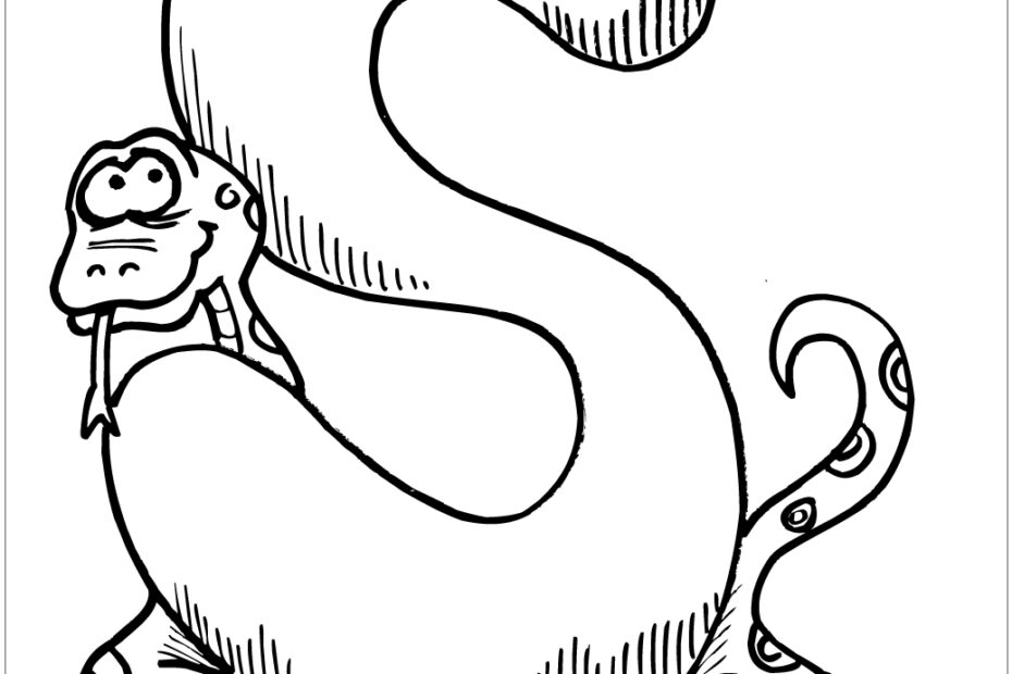 Alphabet Letter S Coloring Page Free Printable Coloring Pages