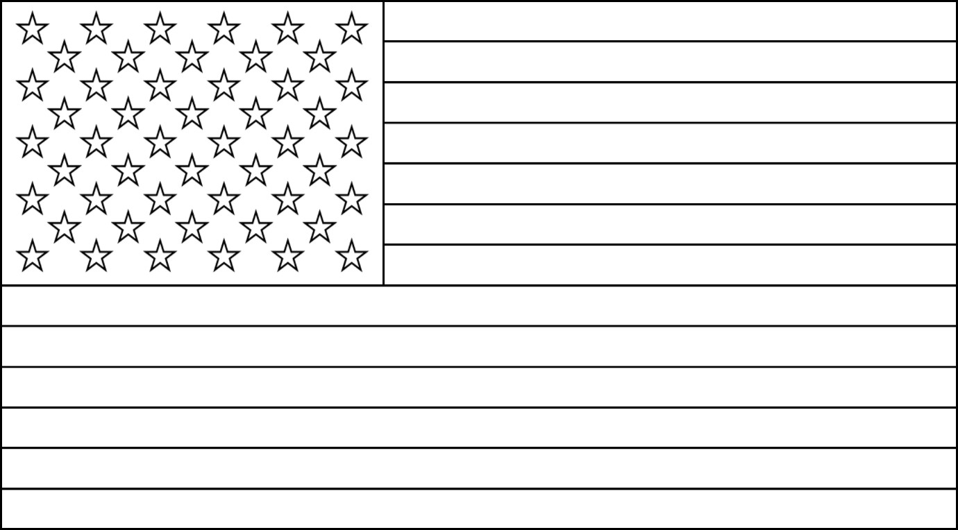 free printable american flag template free printable american flag template
