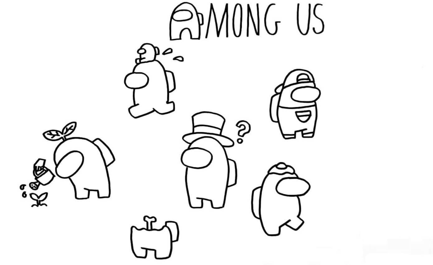 Among Us Characters Coloring Page Free Printable Coloring Pages For Kids Among Us Characters Coloring Page Free Printable Coloring Pages For Kids