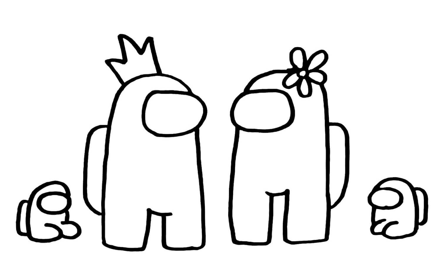 Among Us Family Coloring Page Free Printable Coloring Pages For Kids Among Us Family Coloring Page Free Printable Coloring Pages For Kids