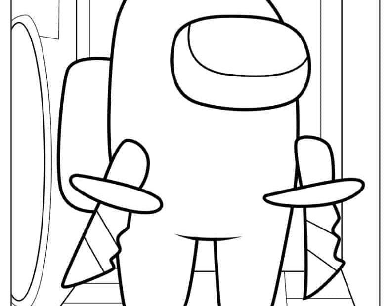 Among Us Printable Coloring Sheets Free Coloring Sheet Printables For