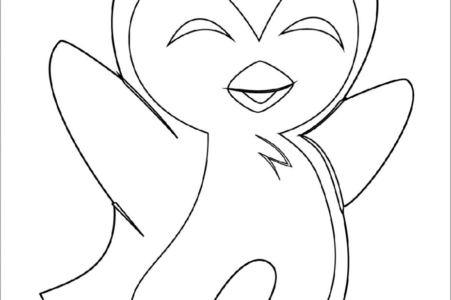 Angry Penguin Coloring Page ColoringBay