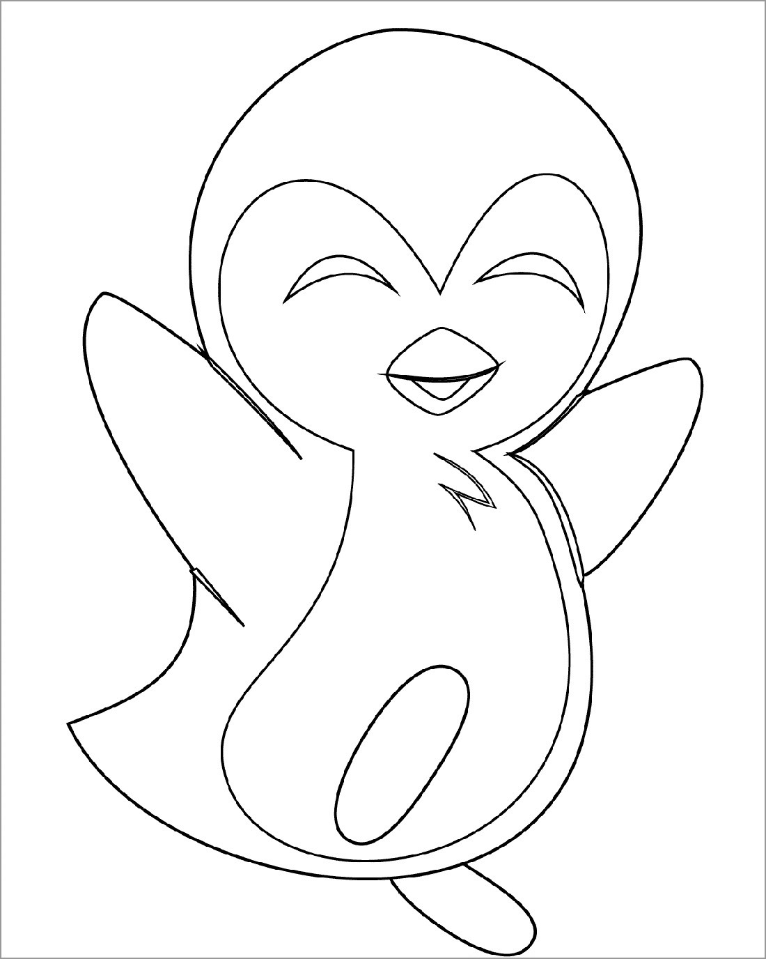 Angry Penguin Coloring Page ColoringBay Angry Penguin Coloring Page ColoringBay