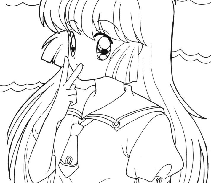 Anime Coloring Pages Best Coloring Pages For Kids