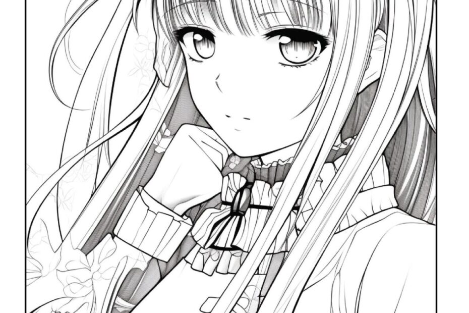 Anime Coloring Pages For Kids Adults World Of Printables