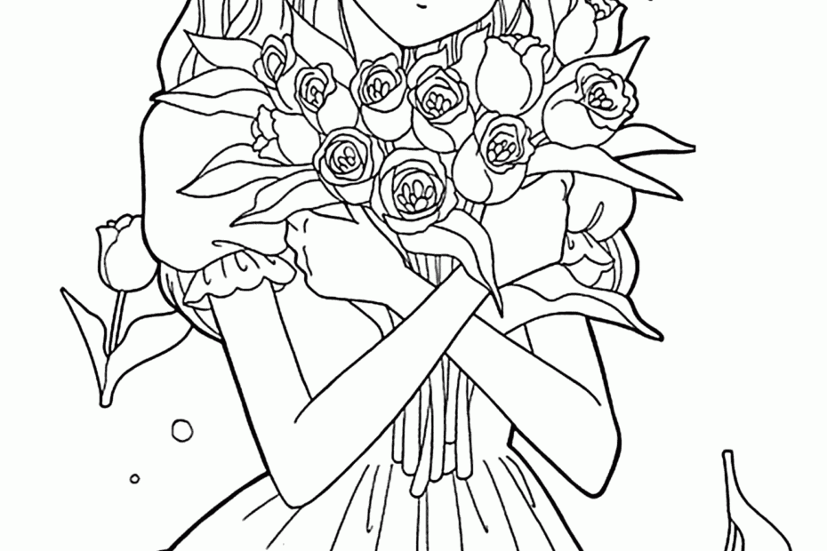 Anime Coloring Pages For Kids Coloring Home