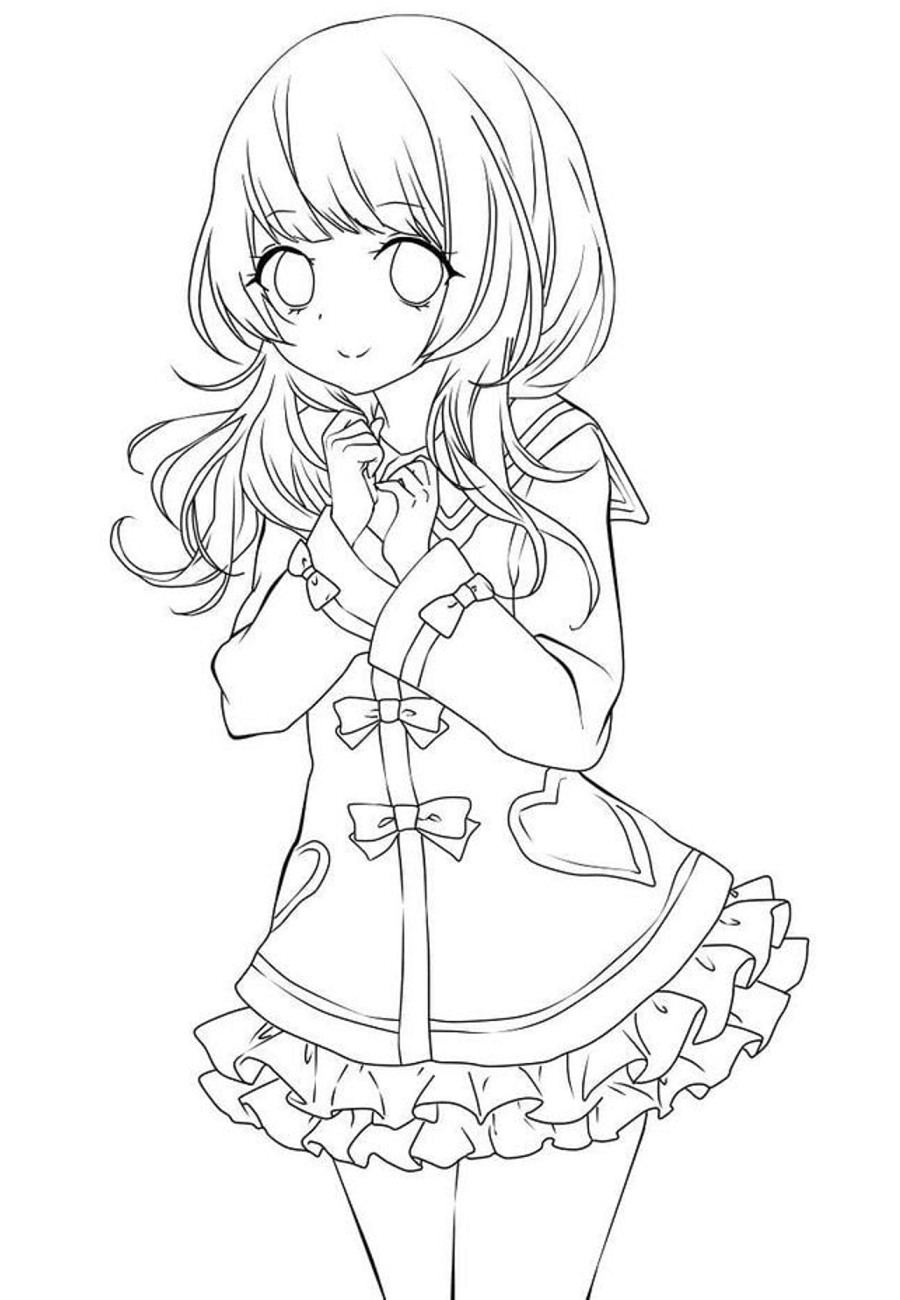 Anime Coloring Pages Free Printable Coloring Pages At ColoringOnly Com