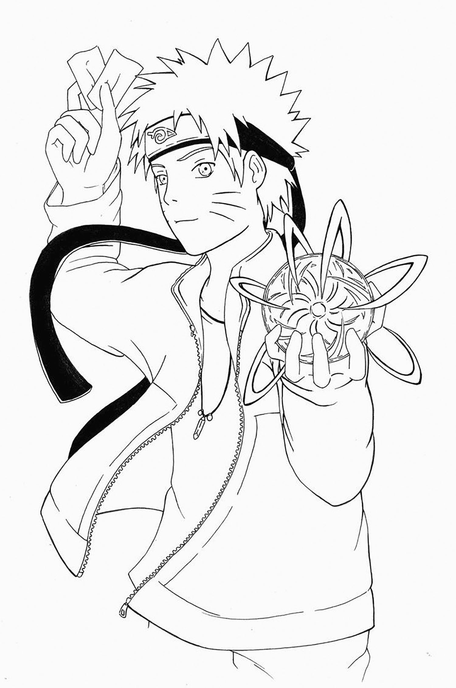 Anime Coloring Pages Naruto Boringpop