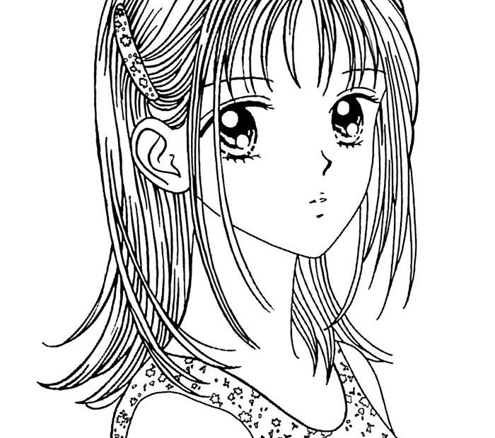 Anime Coloring Pages PDF Coloringfolder Cartoon Coloring Pages