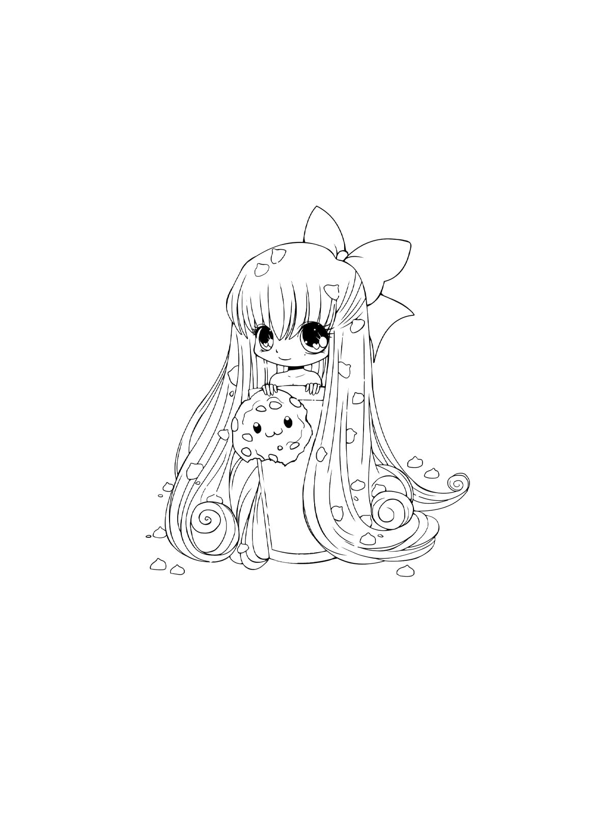 Anime Girl Coloring Pages Anime Girl Coloring Pages