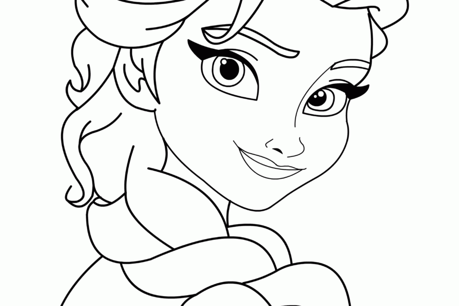 Anna And Elsa Frozen Coloring Pages Printable