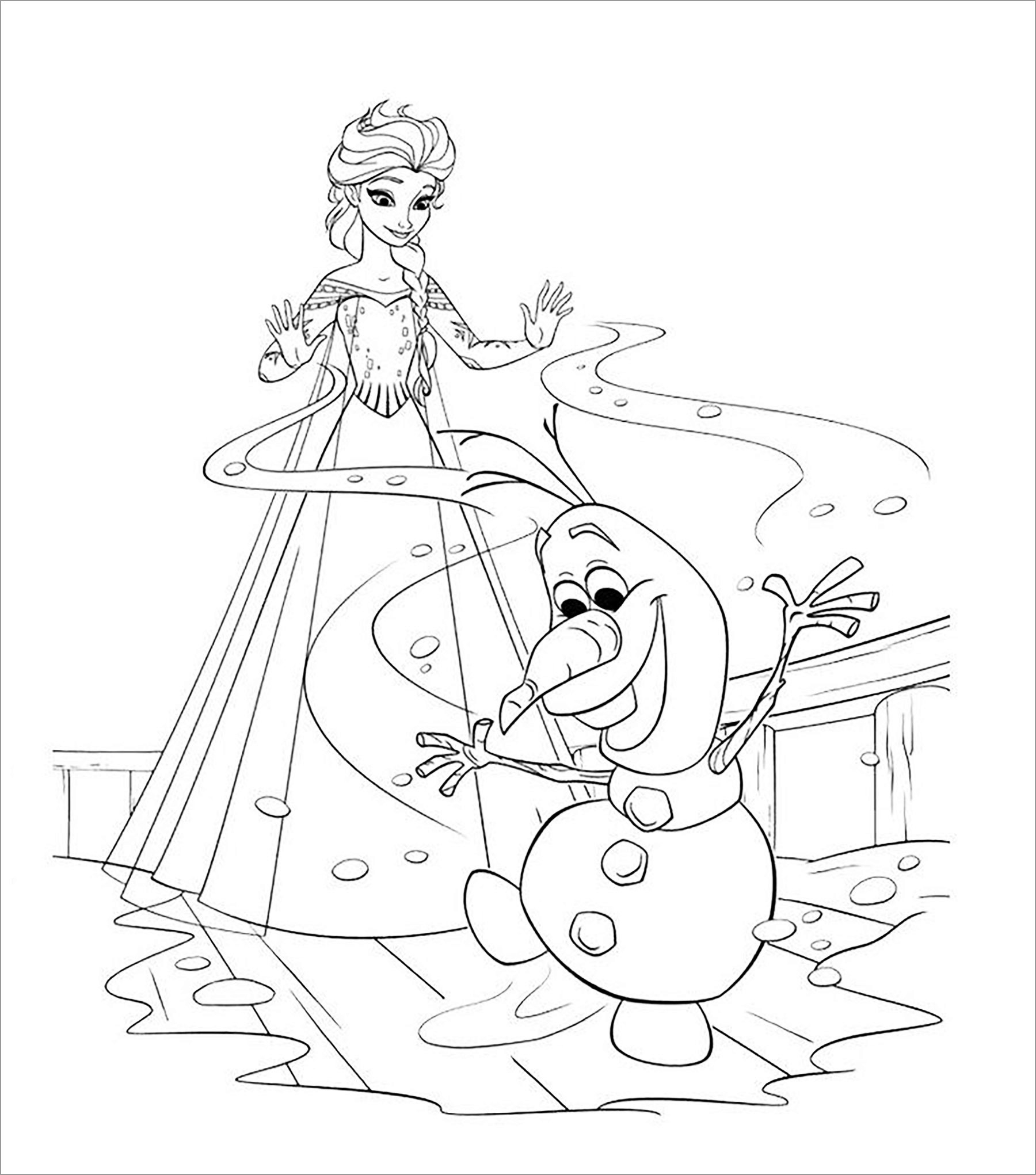 Elsa frozen coloring pages free Elsa frozen coloring pages free