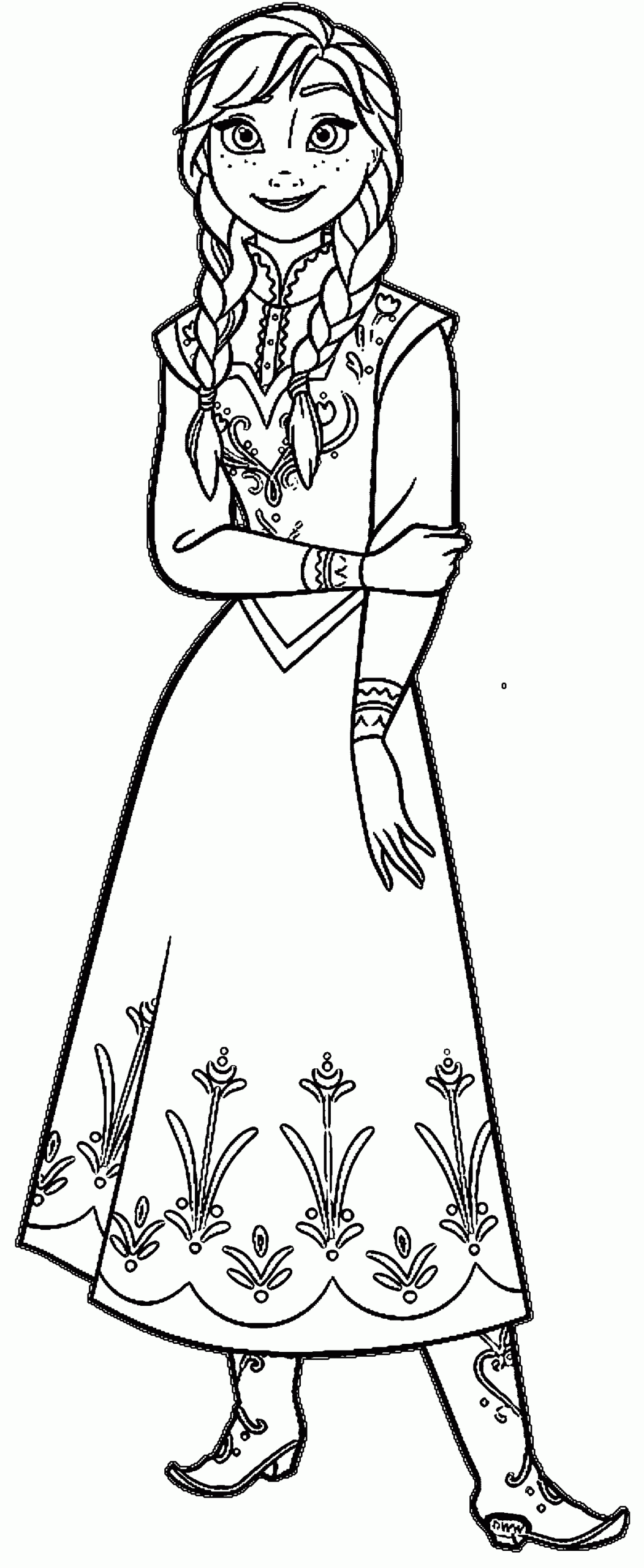 free printable anna coloring page free printable anna coloring page